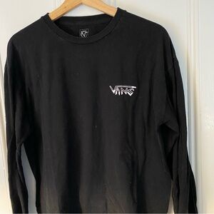 Vans off the wall “Rowan” men’s L long sleeve t-shirt characters @ sleeve black